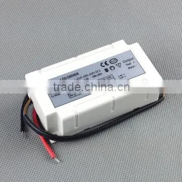 20W 350mA Plastic Case LED Driver/Power Supply 220Vac with Low THD