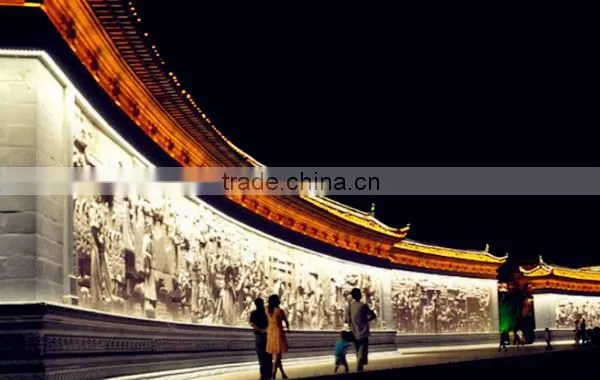 LED Outdoor facade lighting slim Linear wallwasher