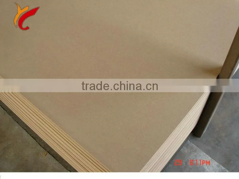 6mm plain mdf E2 glue standard size,plain MDF board price