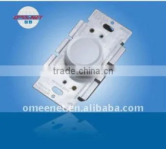 ETL certificate Single Pole Rotary Dimmer Switch For Halogen Bulbs 120V 60Hz 600W