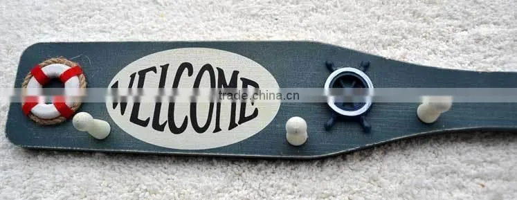 Hot selling eco-friendly handmade natural wooden clothes hook with cheap price