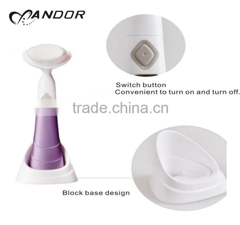 Ultrasonic electric face clean brush silicone facial brush