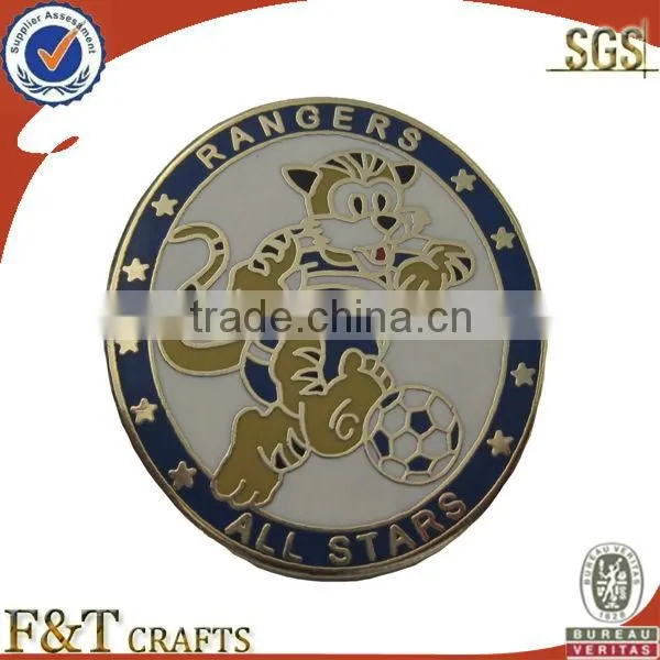 custom shape metal animal badge for promotion