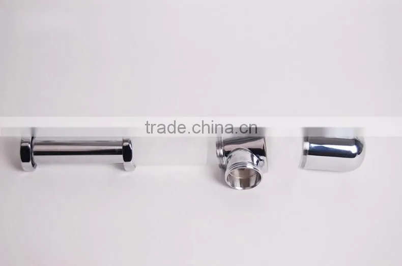 Traditional brass bottle trap with wall extension SL6709(05)