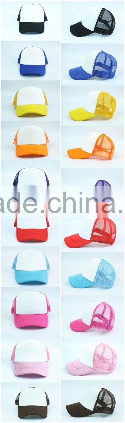 Promotion items blank cap for heat transfer printing