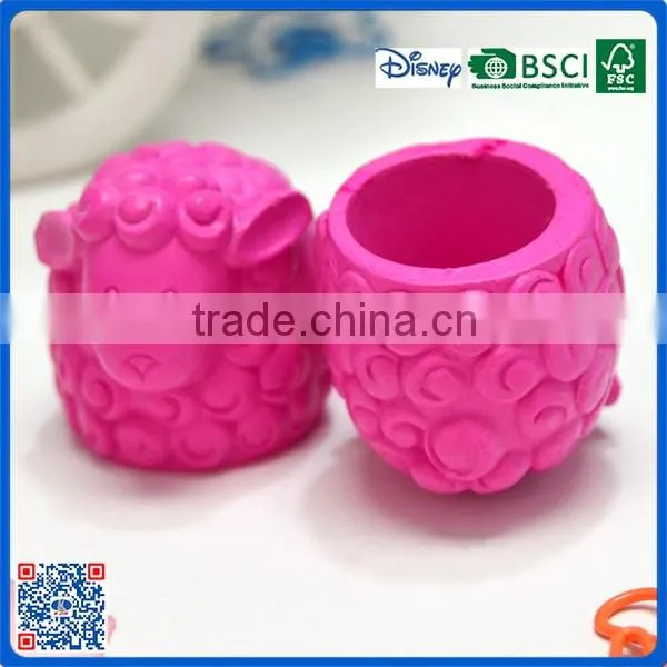2016 new design 3D animal shaped crayons for drawing for school children