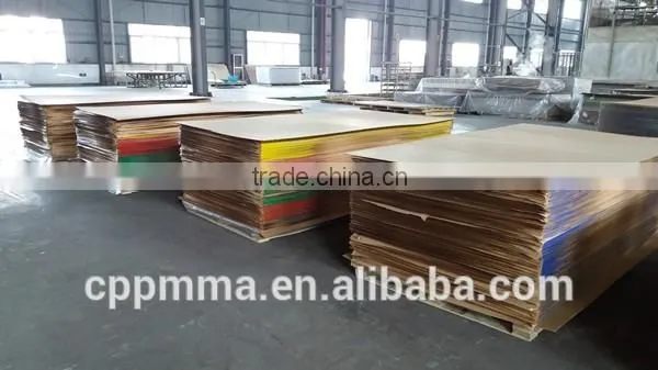 Different color cast acrylic advertising board