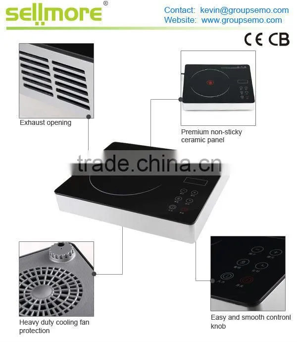 2200W Hot sale elegant ceramic stove (induction cooker )(CE.CB.RoHs)