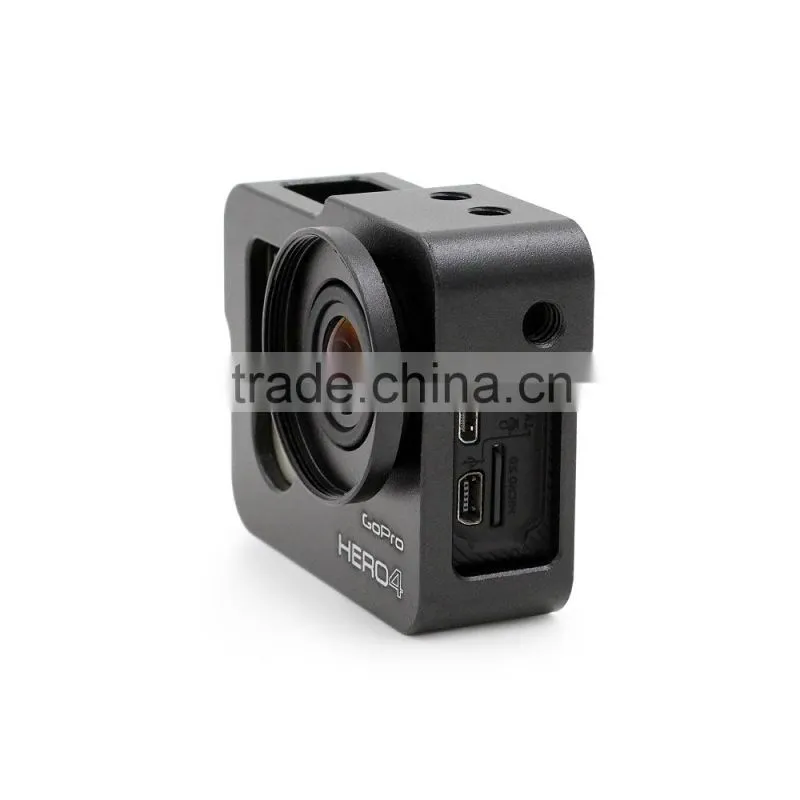 Telesin Aluminium Alloy CNC Protective Housing Shell Case for Go Pro Hero3+/4