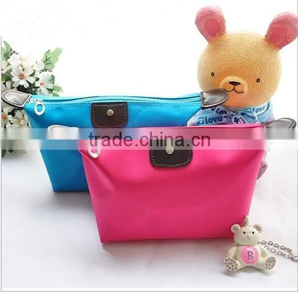 Explosion models dumplings Cosmetic Pouch folding nylon cosmetic bag