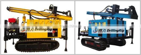 full hydraulic trailer mounted mining blasting drilling rig for sale