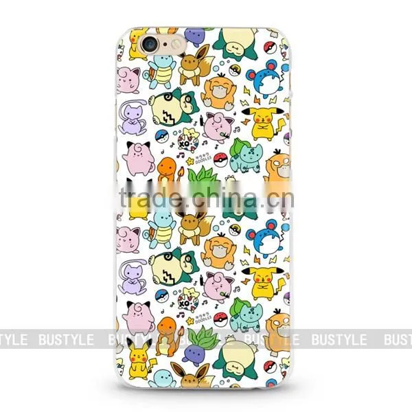 2016 for pokemon go shell phone covers soft /hard case for samsung edge lite S6 galaxy S7 for pokemon go for iphone 6 case