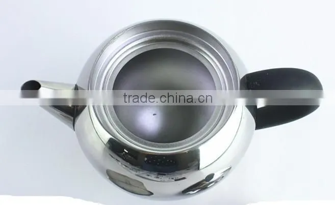 High quality mirror finished single wall stainless steel tea pot