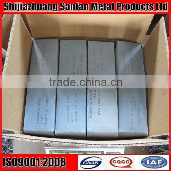 ring shank zinc galvanized roofing nails