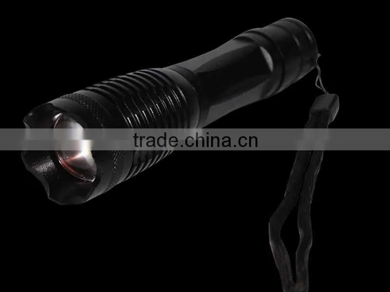 T6 Flashlight outdoor telescopic zoom Tactical LED Flashlight