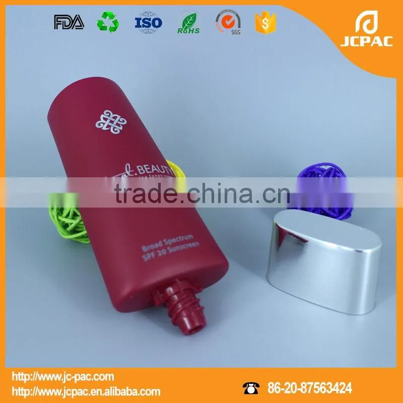 Silk Touch HDPE Cream PE Cosmetic Plastic Tube Packaging