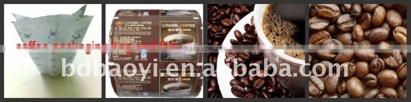 Hot sale T-seal coffee bean packaging bag with side gusset