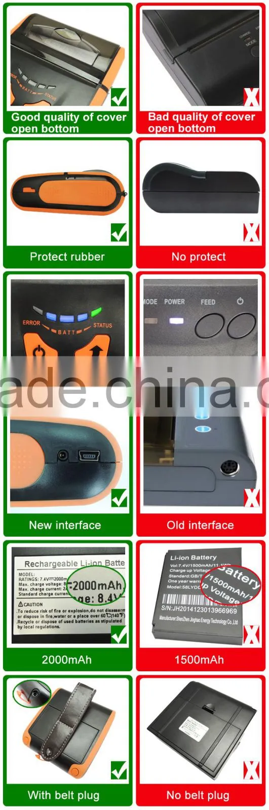 IMP013 Bluetooth Mobile Mini Portable Android Usb Printers taxi receipt printer portable mac
