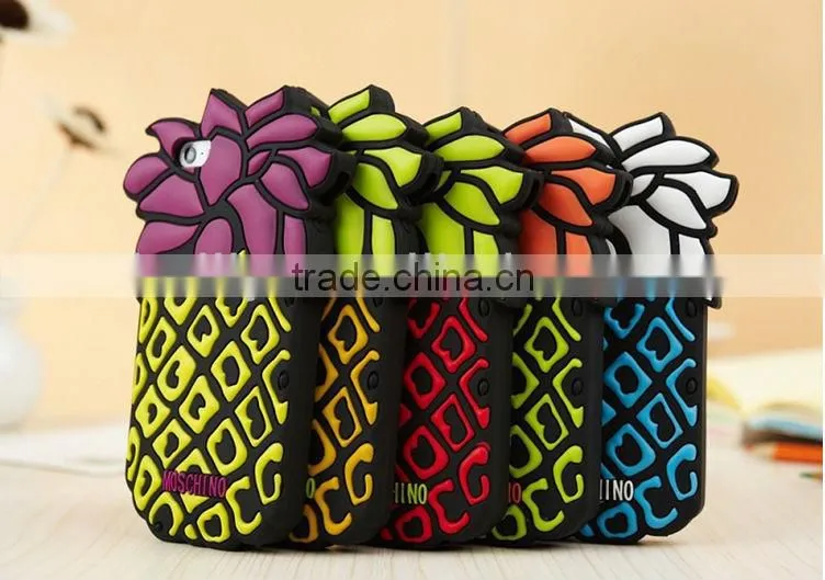 2013 the Hottest !!! 3D fruit design 100% eco-friendly silicone mobile phone cover