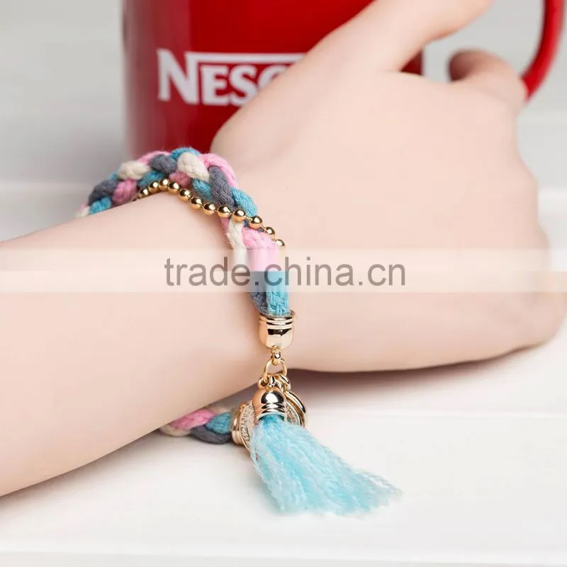 2016 hot wholesale bead bracelet new arrival promotion cheap logo custom charm bracelet