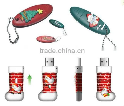 Custom christmas tree usb flash drive