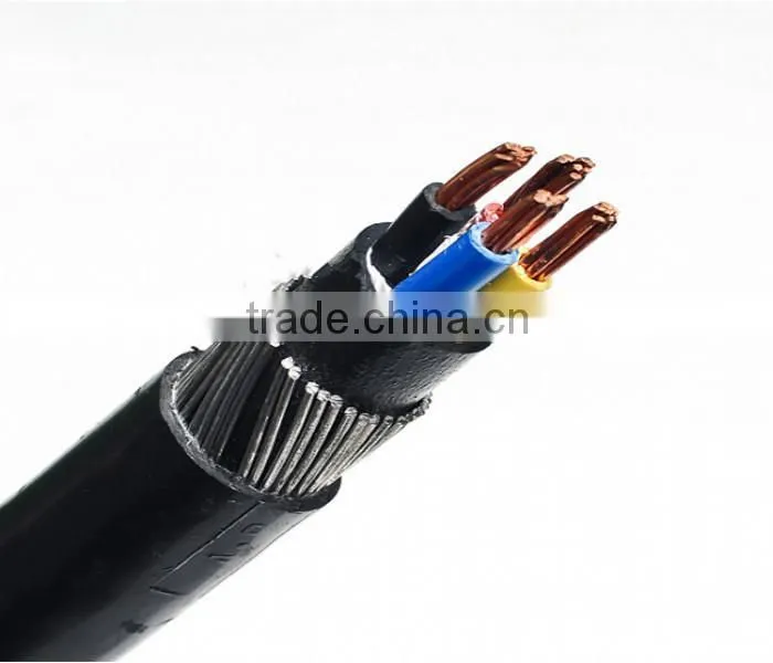 Non-Flexible Multi Cores copper Round 4*16mm Crane Cable,power cable for crane