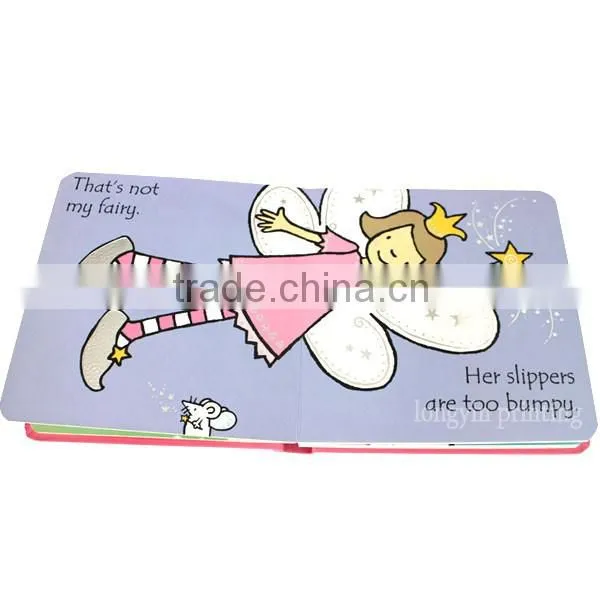 Colorful high quality children english book, cardboard book printing