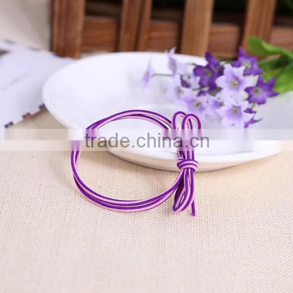 double layers covered hair elastic band, types of hair bands