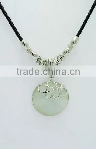 18K Gold Plating necklace & crystal Cat-eyes stone China jewelry LN021-3