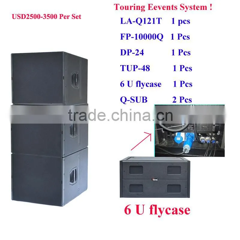 600w professional 12inch sound sysytem for touring show Q-121T
