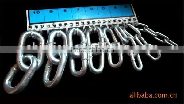 High Strength G80 16mm Galvanized Chain