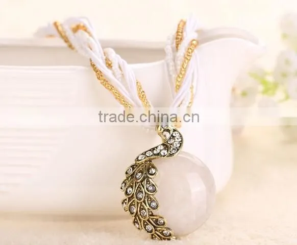 National wind m weaving necklace restoring ancient ways Sweater chain