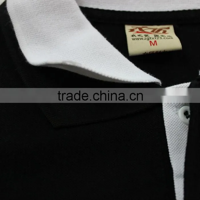 custom double collar shirt mens polo shirt