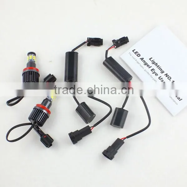 Xenon white c ree 120w LED marker halo light H8 LED angel eyes for BMW E60 E61 E90 E92 E70 E71 E82 E89 1 3 5 Series X5 X6 Z4