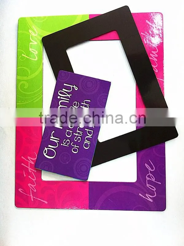 Wholesale home decor custom fridge magnet photo frame