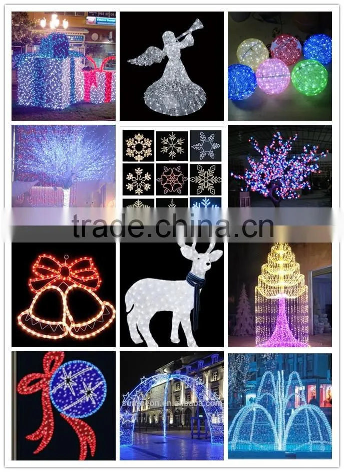 Fancy battery operated light smart led battery light new design 3D motif street light