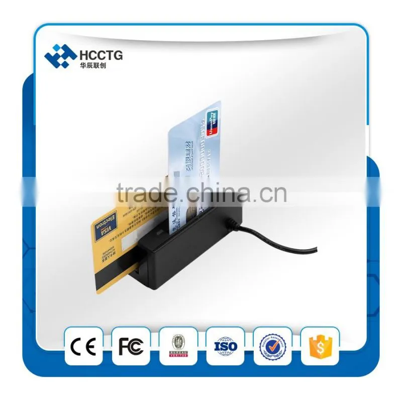bluetooth magnetic card reader writer mini/mobile card reader emv-HCC100