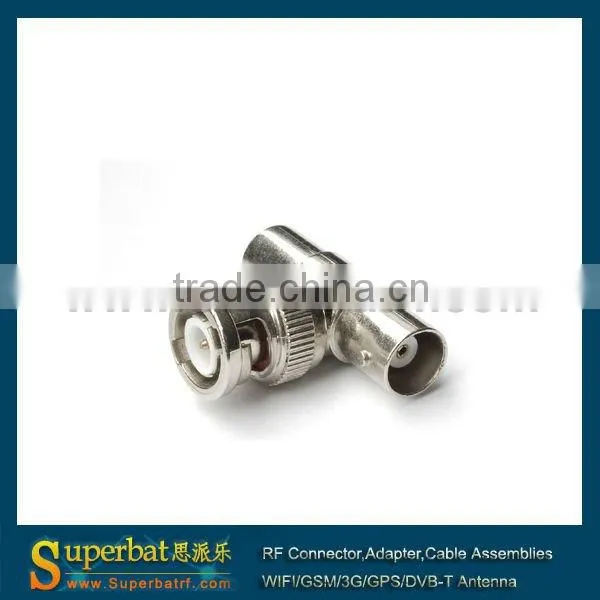 BNC adapter BNC Plug to 2 Jack "T" Type male female coupler