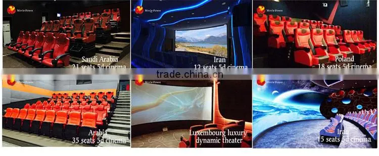 5d motion cinema ,5d cinema with motion platform,5d theater with motion seat