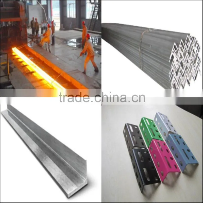 China Supplier steel window profile 50x50x5 angle bar in SS400