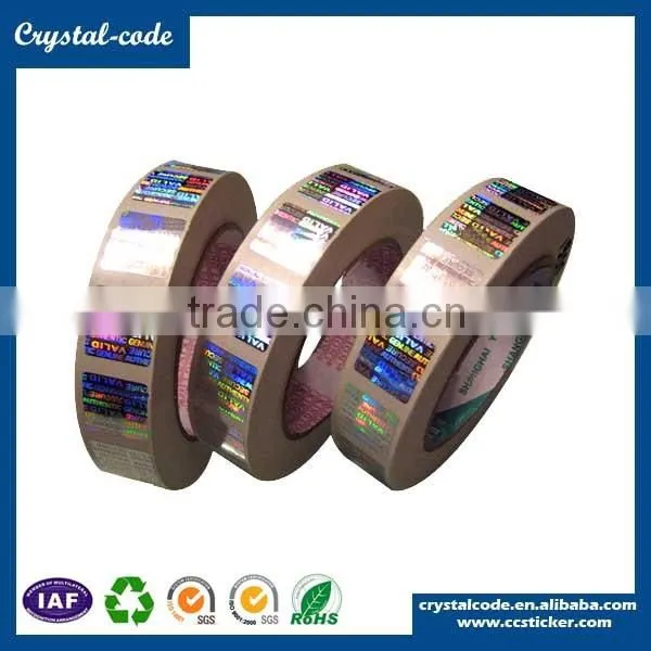 Printable hologram sticker shiny self adhesive hologram label