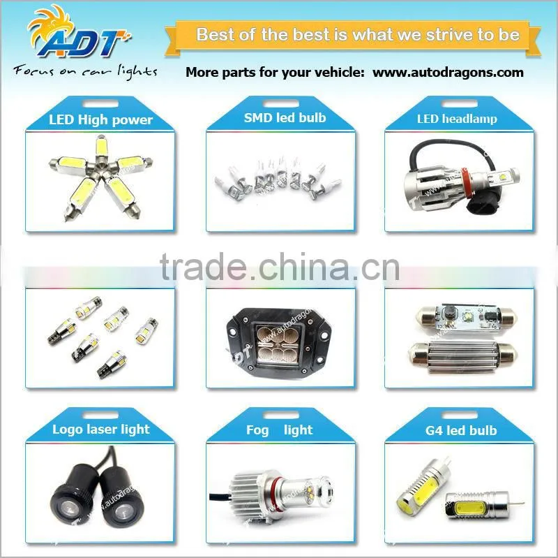 High quality p21w chrome amber chrome light
