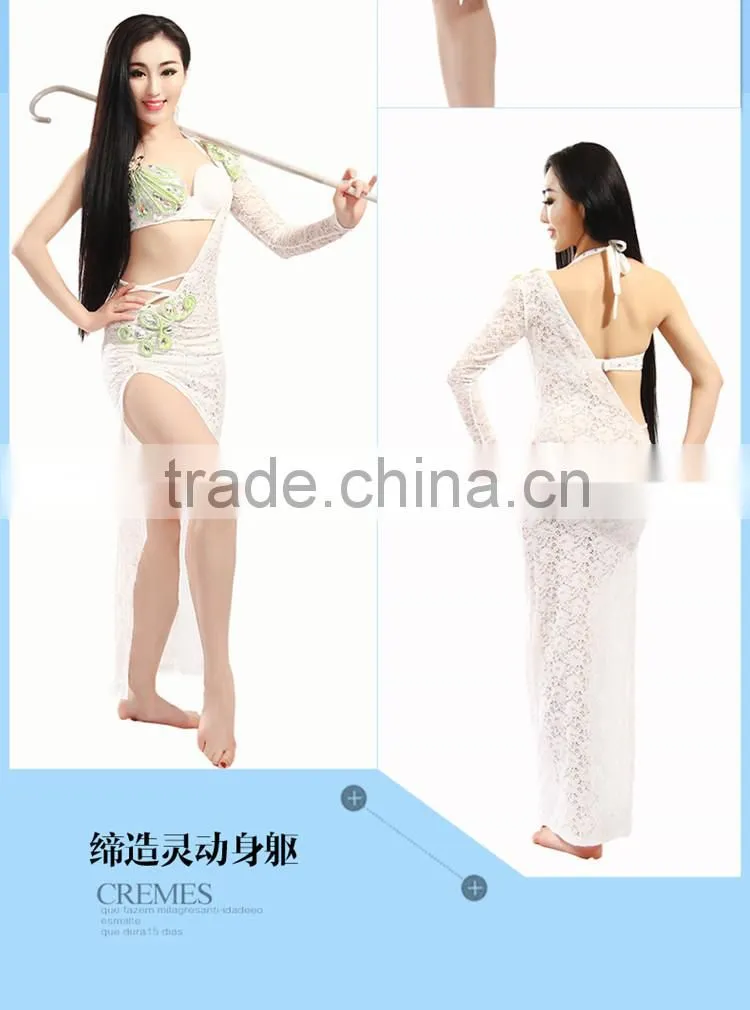 Lace Sexy Belly Dance Costume, Belly Dance Bra and Dress Set QC2258