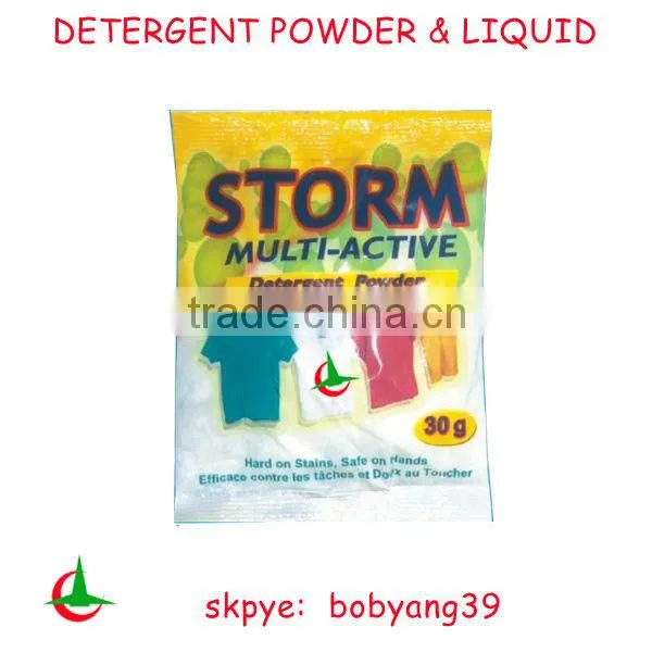 Washing detergent powder