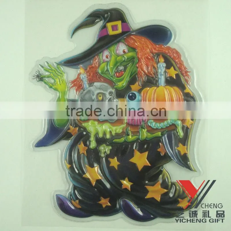 halloween sticker New 3D Decal embossed holiday sticker