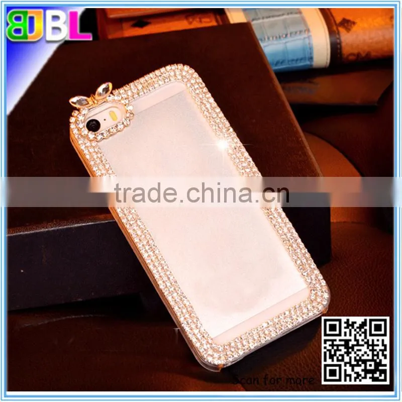 Special for Lady ! Diamond Luxury Crystal cell phone TPU case covers for iphone 5/5s