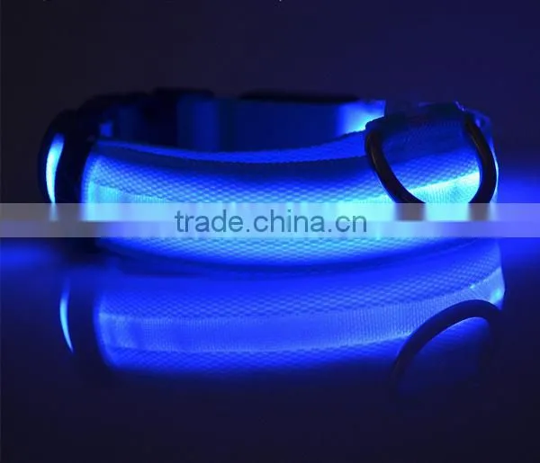 Hot sell pets supplies led dog collar and leash, electric dog collar