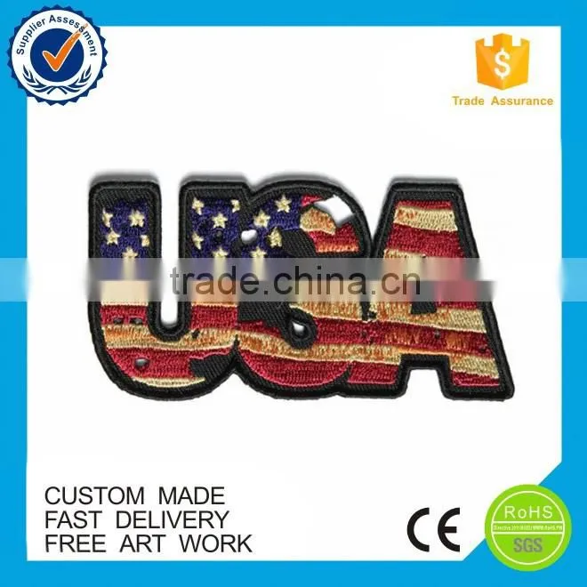 Custom Canada stick-on embroidered patches
