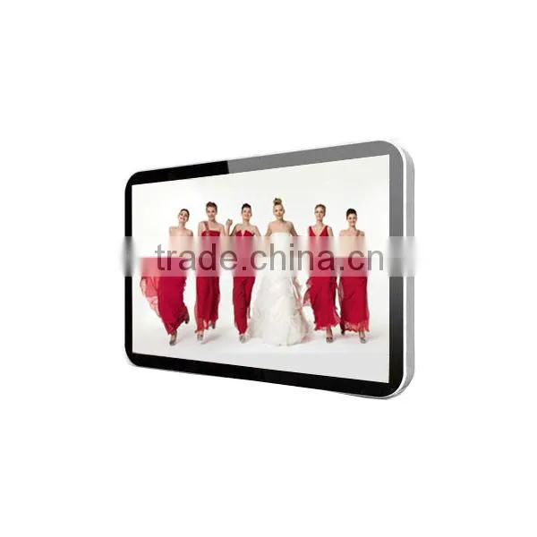 Aluminum bezel 32inch LCD advertising player, android advertising player