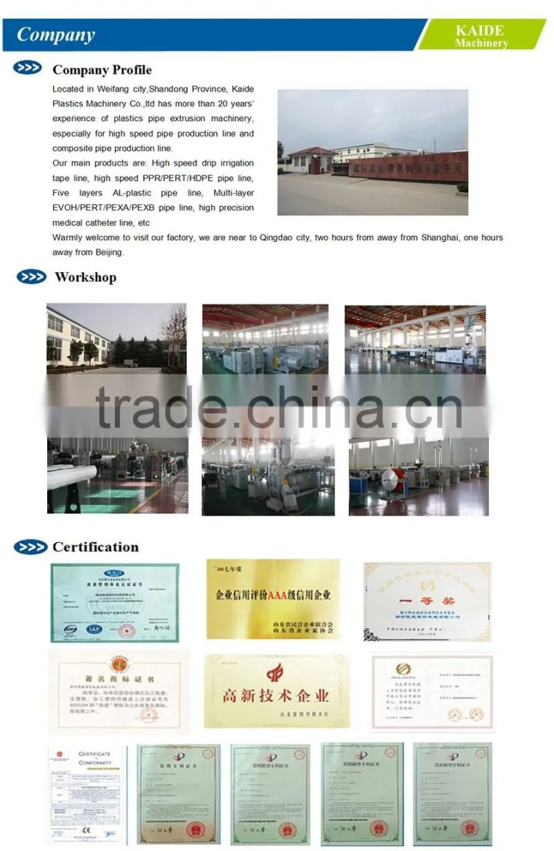 Fiber Reinforced PVC Garden Hose Extrusion Line 10-50mm